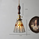 Helnys Modern Nordic Glass Copper LED Pendant Lights for Dining Room & Bedroom