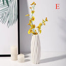 Helnys Nordic Plastic Vase Flower Pot Modern Home Decor Ornaments