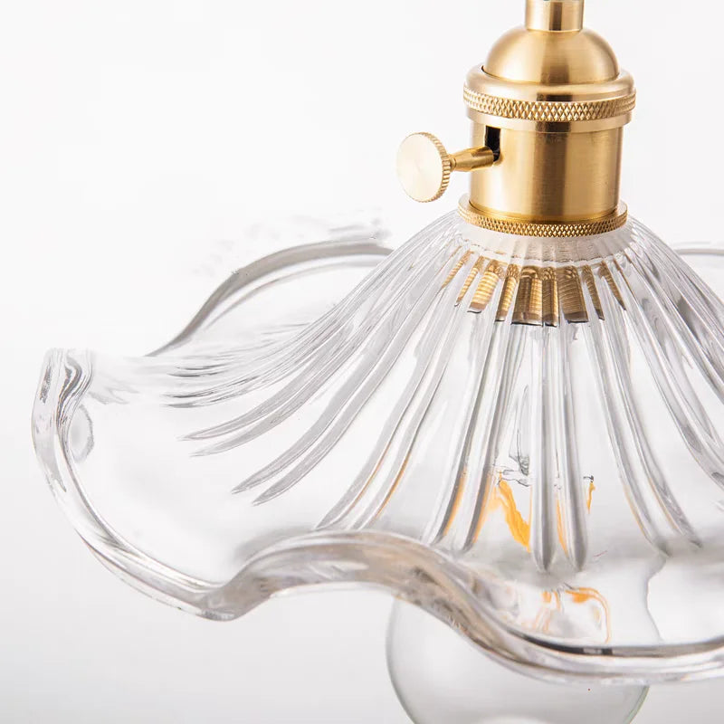 Helnys Clear Glass LED Pendant Light - Nordic Modern Design
