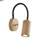 Helnys LED Wall Lamp Sconce Stairs Lighting Wood Bathroom Mirror Fixtures