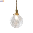 Helnys Glabe Glass LED Pendant Light - Modern Nordic Hanging Lamp