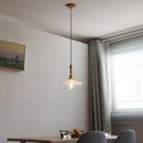Helnys White Glass Pendant Light for Bedroom Living Dining Room