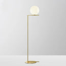 Helnys Nordic Ball Light Gold Floor Lamp for Home Living Room and Bedroom