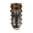 Helnys Clear Glass Jar Waterproof Ceiling Lamp - Outdoor & Bathroom Kitchen Light