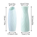 Helnys Nordic Ceramic-Style Flower Vase for Home Decor and Wedding Centerpieces