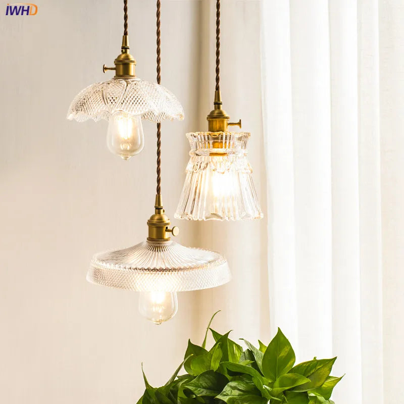 Helnys Diamond Glass LED Pendant Lamp for Indoor Lighting in Modern Nordic Style