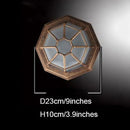 Helnys Rustic Frosted Glass Outdoor Ceiling Light Flush Lamp Europe Style IP Rate Fixture