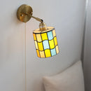 Helnys Round Glass LED Wall Lamps for Bedroom and Living Room