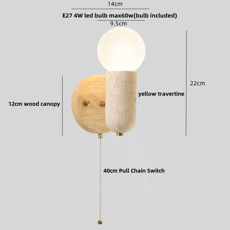 Helnys Japanese Style LED Wall Lamp White Glass Bathroom Mirror Light