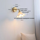 Helnys LED Wall Lights Pull Chain Switch Bedroom Bedside Lamp