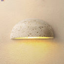 Helnys Yellow Travertine LED Wall Light for Aisle, Study, Porch, Ambiance Lighting