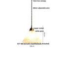 Helnys Blue Glass LED Pendant Light - Nordic Modern Hanging Lamp