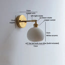 Helnys Nordic LED Wall Lamp Kids Room Living Room Decor Stair Light Fixture