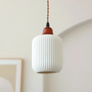 Helnys Nordic LED Pendant Lights Ceramic Hanging Lamp for Home Indoor Decor