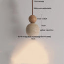 Helnys Yellow Travertine LED Pendant Lights - Nordic Modern Handing Lamp for Home