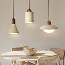 Helnys Yellow Cave Stone LED Hanging Light - Wabi Sabi Nordic Pendant Lamp