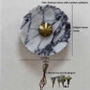 Helnys Round Bulgari Stone LED Wall Lamp Bedside Lighting