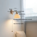 Helnys White Glass LED Wall Sconce Modern Home Decor Stair Light