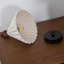 Helnys Minimalism LED Pendant Lamp Ceramic Wood Hanging Light Fixture