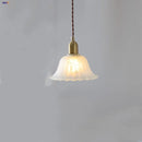 Helnys Nordic Modern Glass LED Pendant Light Fixture for Home Decor