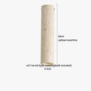 Helnys Vintage Yellow Travertine Ceiling Light with PMMA Lampshade