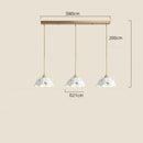 Helnys Butterfly Ceramic Copper LED Pendant Lamp, Nordic Modern Hanglamp for Home Indoor Decor