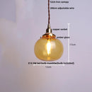 Helnys White Glass LED Pendant Lamp Modern Copper Socket Hanging Lights