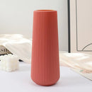 Helnys Origami Plastic Vase Set for Modern Home Decor and Flower Arrangements