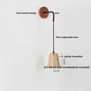 Helnys LED Wall Lamp Yellow Travertine Stone Nordic Modern Stair Light