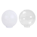 Helnys Acrylic Replacement Globe Lampshade for Post Pillar Lamp - Transparent