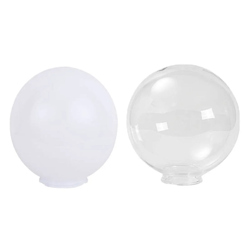 Helnys Acrylic Replacement Globe Lampshade for Post Pillar Lamp - Transparent