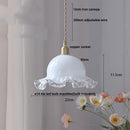 Nordic Flower Glass Pendant Lights by Helnys - Adjustable 2m Wire Length