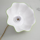 Helnys Butterfly Ceramic Copper LED Pendant Lamp, Nordic Modern Hanglamp for Home Indoor Decor