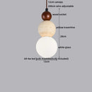 Helnys Yellow Travertine LED Pendant Lights - Nordic Modern Handing Lamp for Home