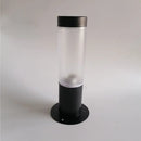 Helnys White Acrylic Shade Pillar Light for Outdoor Landscape and Path