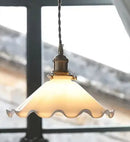 Helnys Big Glass Pendant Lights for Bedroom Dinning Living Room