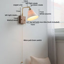 Helnys LED Ceramic Wall Light Fixture Modern Nordic Decor Bedside Lamp