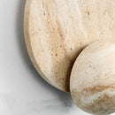 Helnys Nordic Modern LED Wall Lights Yellow Travertine Interior Home Decor Bedside Lamp