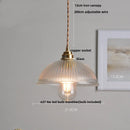 Helnys Glass Brass LED Pendant Light for Home Decor Dining Room Study