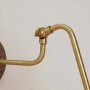 Helnys Amber Glass Wall Lights with Pull Chain Switch and Walnut Canopy