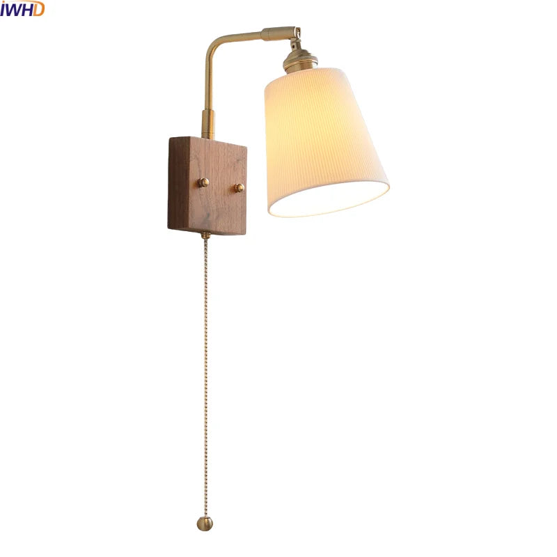 Helnys LED Ceramic Wall Light Fixture Modern Nordic Decor Bedside Lamp