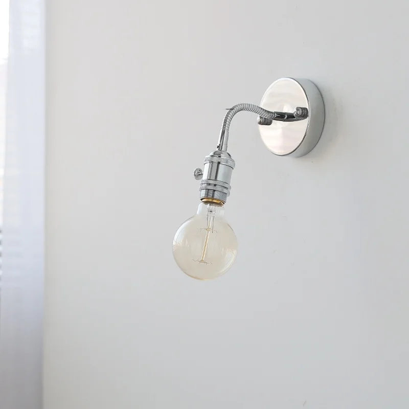 Helnys LED Wall Sconce with Pull Chain Switch and Flexible Arm