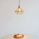 Helnys Copper Glass LED Pendant Lamp Industrial Vintage Hanging Lights