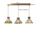 Helnys Flower Glass Copper Hanging Lamp: Nordic Modern LED Pendant Light