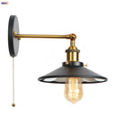 Helnys Gold Industrial LED Wall Lamps for Stair Light Fixtures