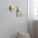 Helnys Clear Glass LED Wall Sconce Nordic Stair Lamp Modern Living Room Interior