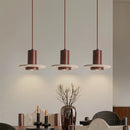 Helnys Wood LED Pendant Lamp Hanging Light Fixture for Restaurant Bar Hotel Decor