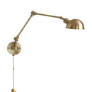 Helnys Nordic Copper Wall Sconce with Pull Chain Switch - Modern Indoor Lighting for Home