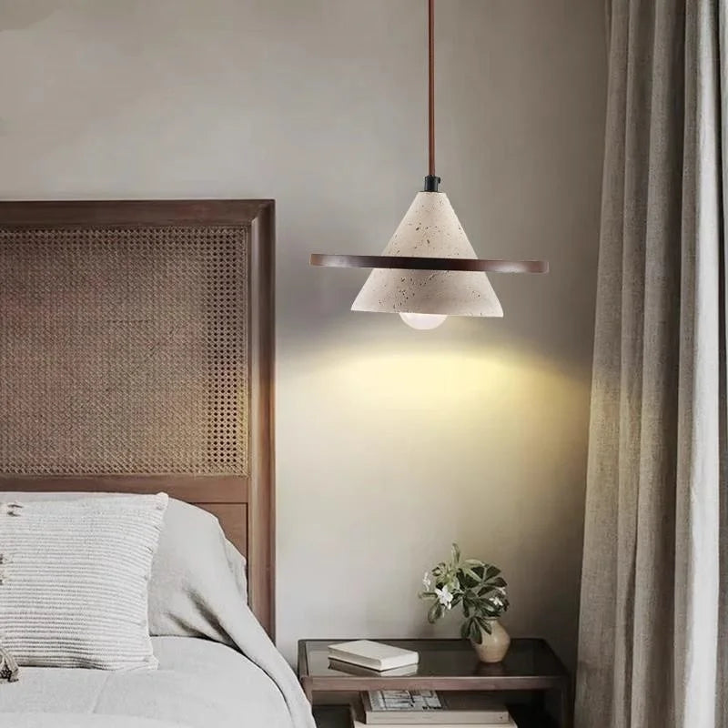 Helnys Yellow Stone LED Pendant Light - Nordic Modern Design