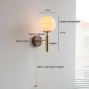 Helnys Moon Jupiter Copper Wall Lamp - Modern Nordic Home Decor